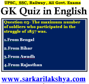 GK Quiz in English
