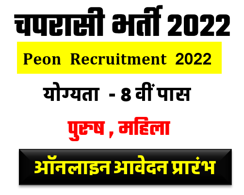 Peon Recruitment Notification 2022