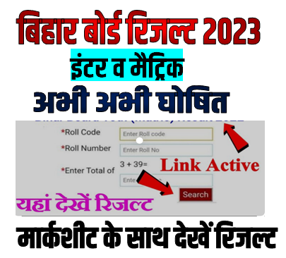 BSES Bihar Board 10th & 12th Result 2023