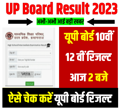 Breaking News UP Board Result 2023