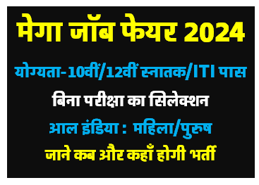 Job Fair Bharti : 10वीं/12वीं ITI के लिए निकली 5 कंपनियों में सीधी भर्ती