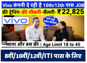 Vivo कंपनी में निकली सीधी भर्ती | Vivo Company Job 2024 | Private Job