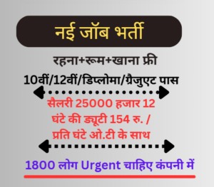 Private Job : 10वीं 12वीं पास के लिए सुनहरा मौका
