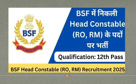 BSF HC Radio Operator & Radio Mechanic Recruitment 2025