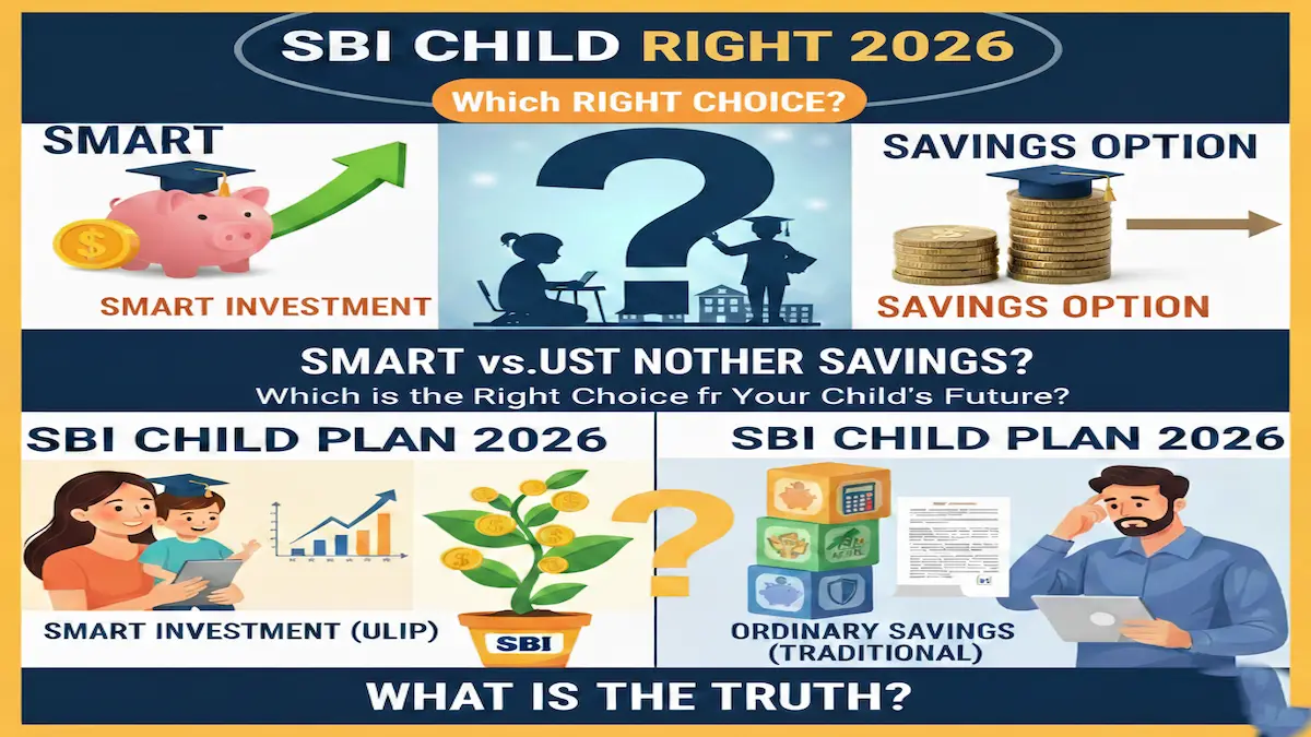 "SBI Child Plan 2026 Smart Investment vs Ordinary Savings Comparison"